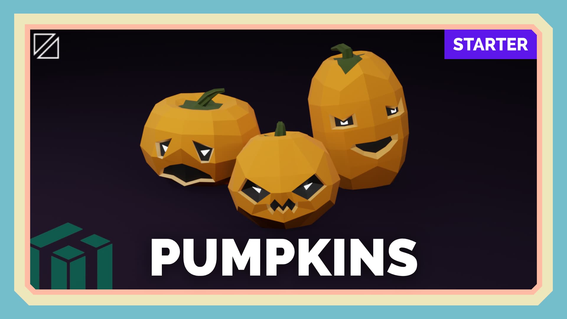 Pumpkins - PolyPack Starter - Low Poly Assets