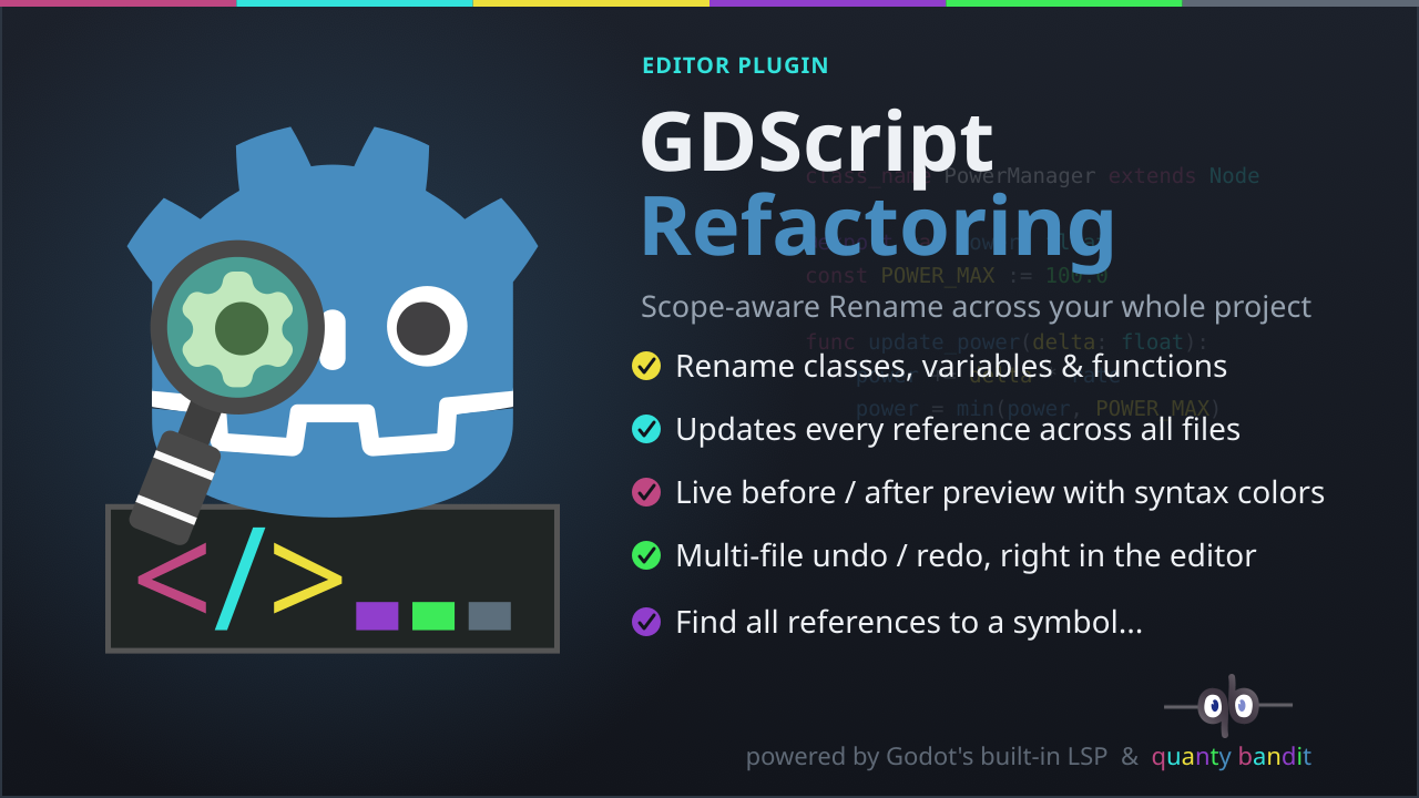 GDScript Refactoring Plugin