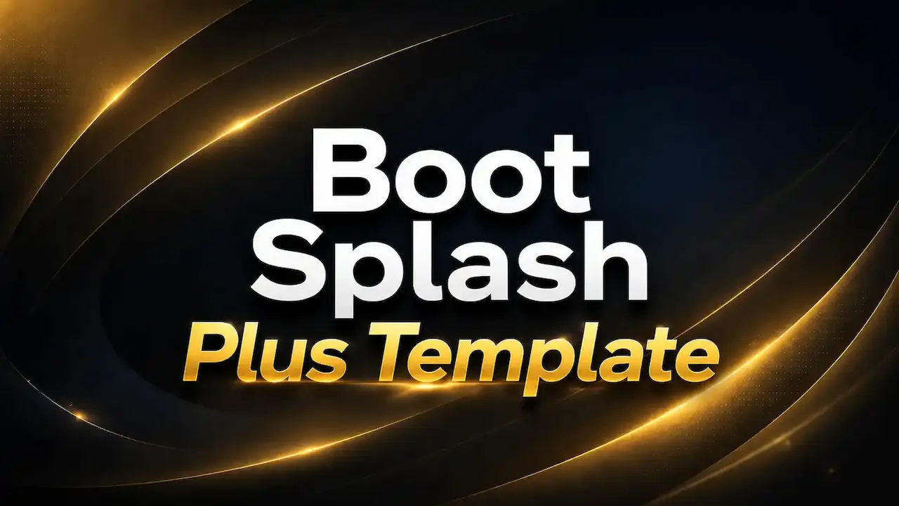 Boot Splash Plus Template
