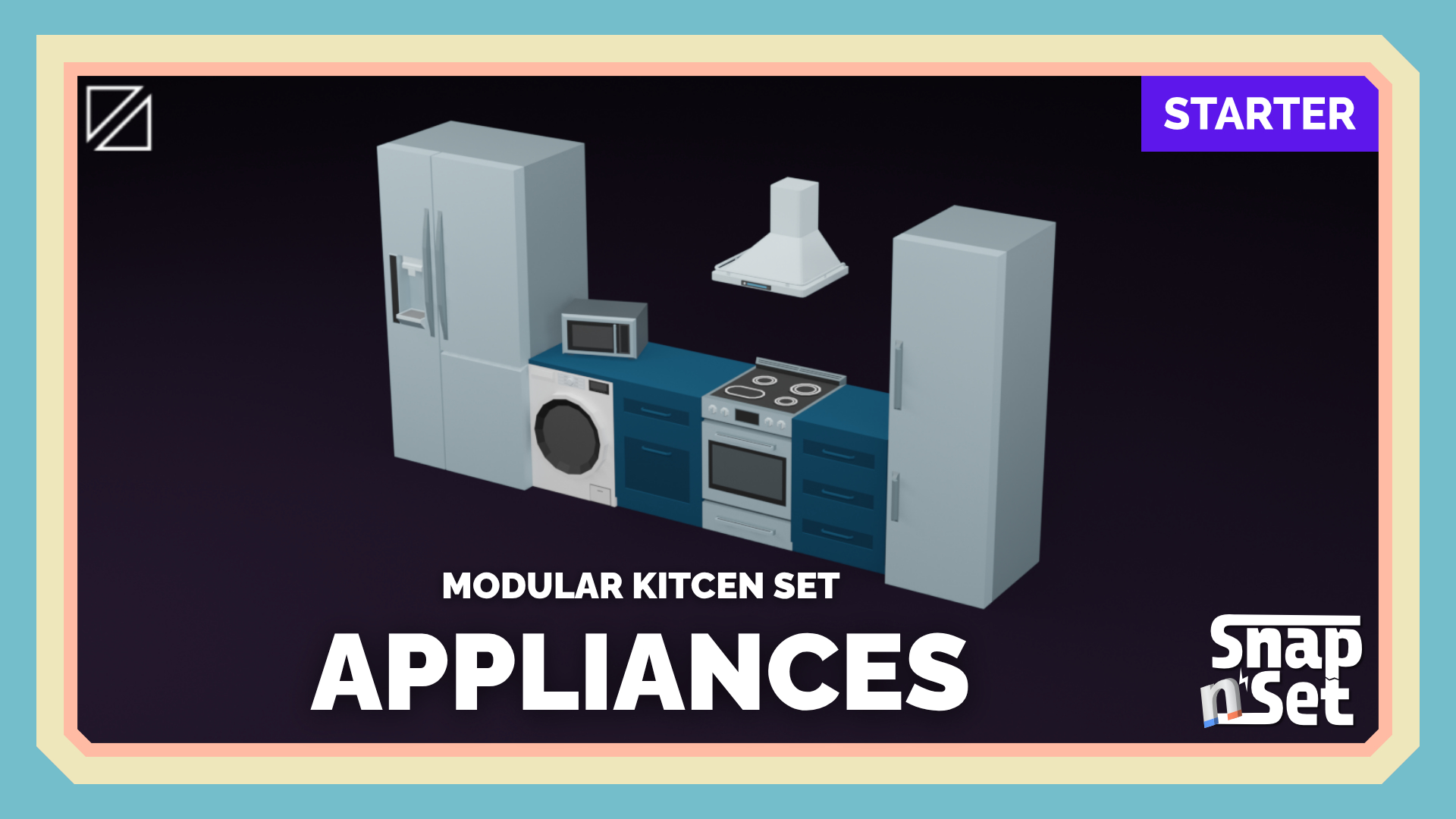 Appliances - SnapNSet Starter - Low Poly Assets