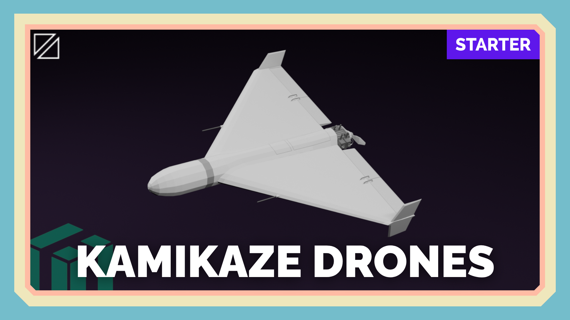 Kamikaze Drones - PolyPack Starter - Low Poly Assets