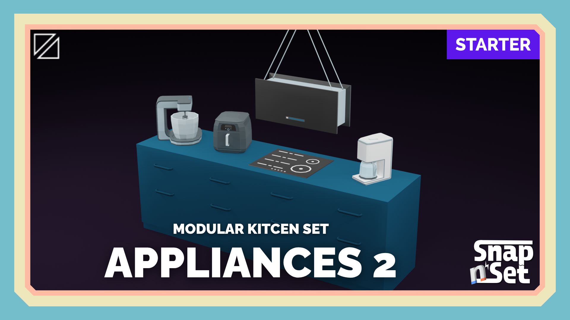 Appliances 2 - SnapNSet Starter - Low Poly Assets