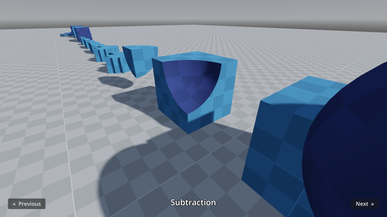 Constructive Solid Geometry (CSG) Demo