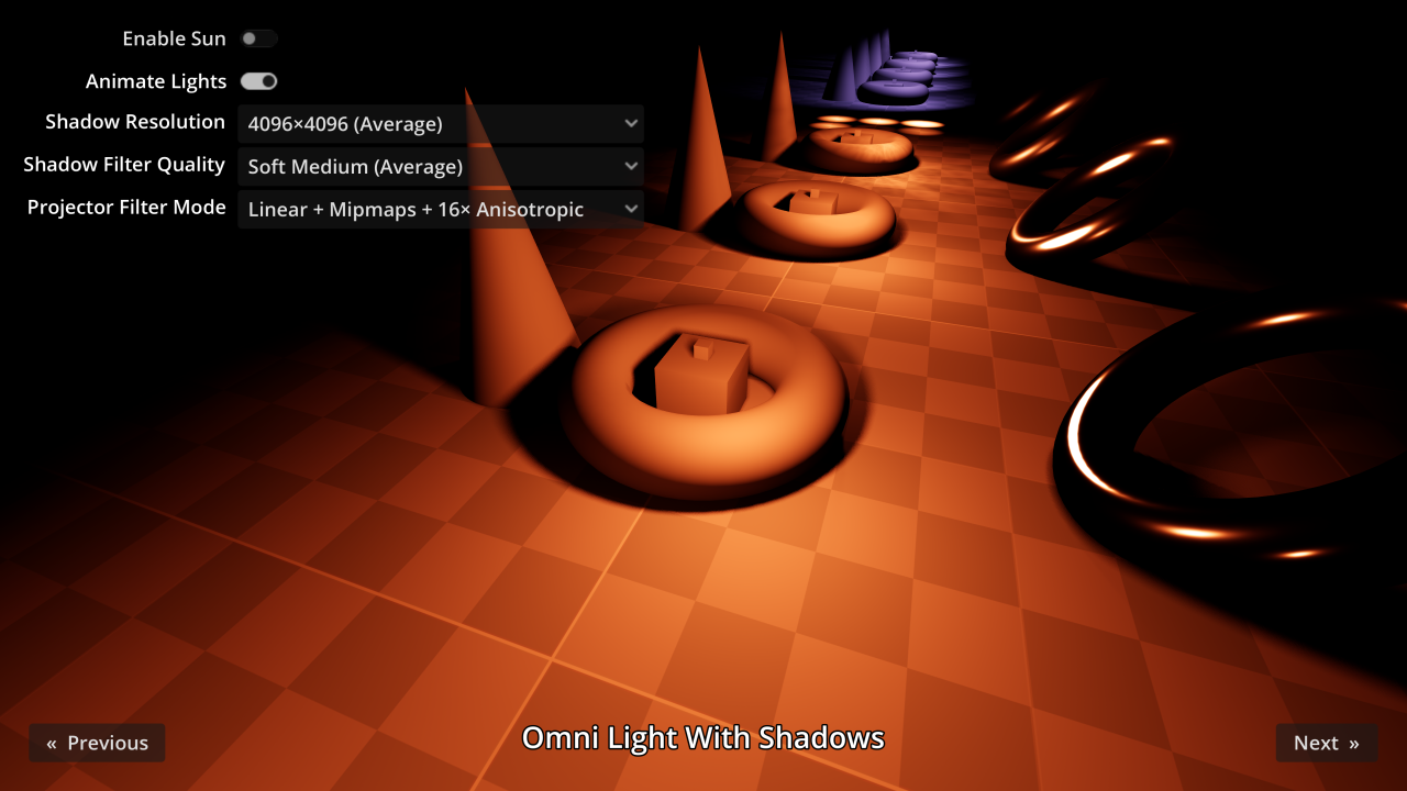 Lights and Shadows 3D Demo