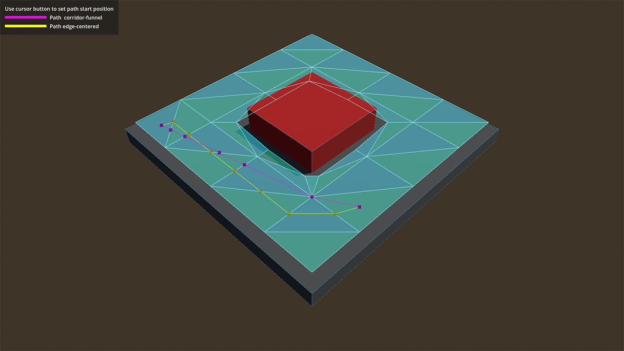 Navigation Mesh Chunks 3D Demo