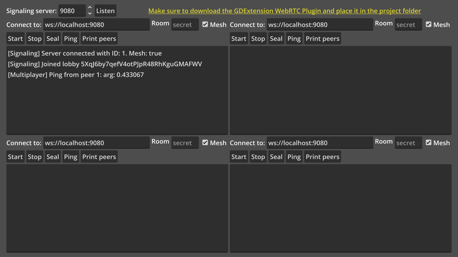 WebSocket Signaling Demo