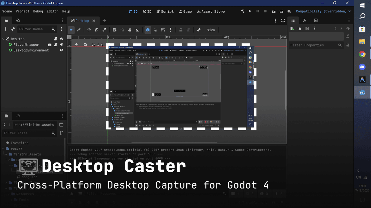 Desktop Caster