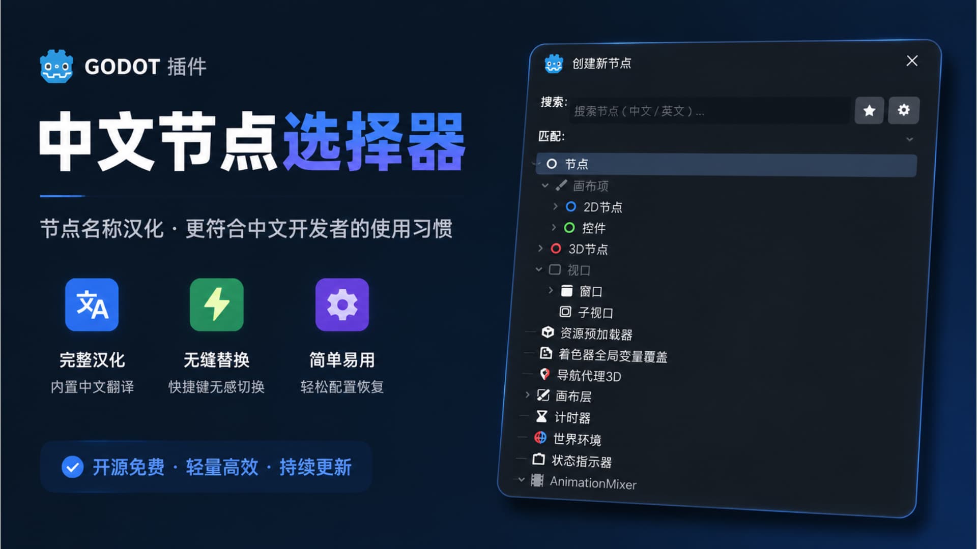 Chinese Node Selector（中文节点选择器）