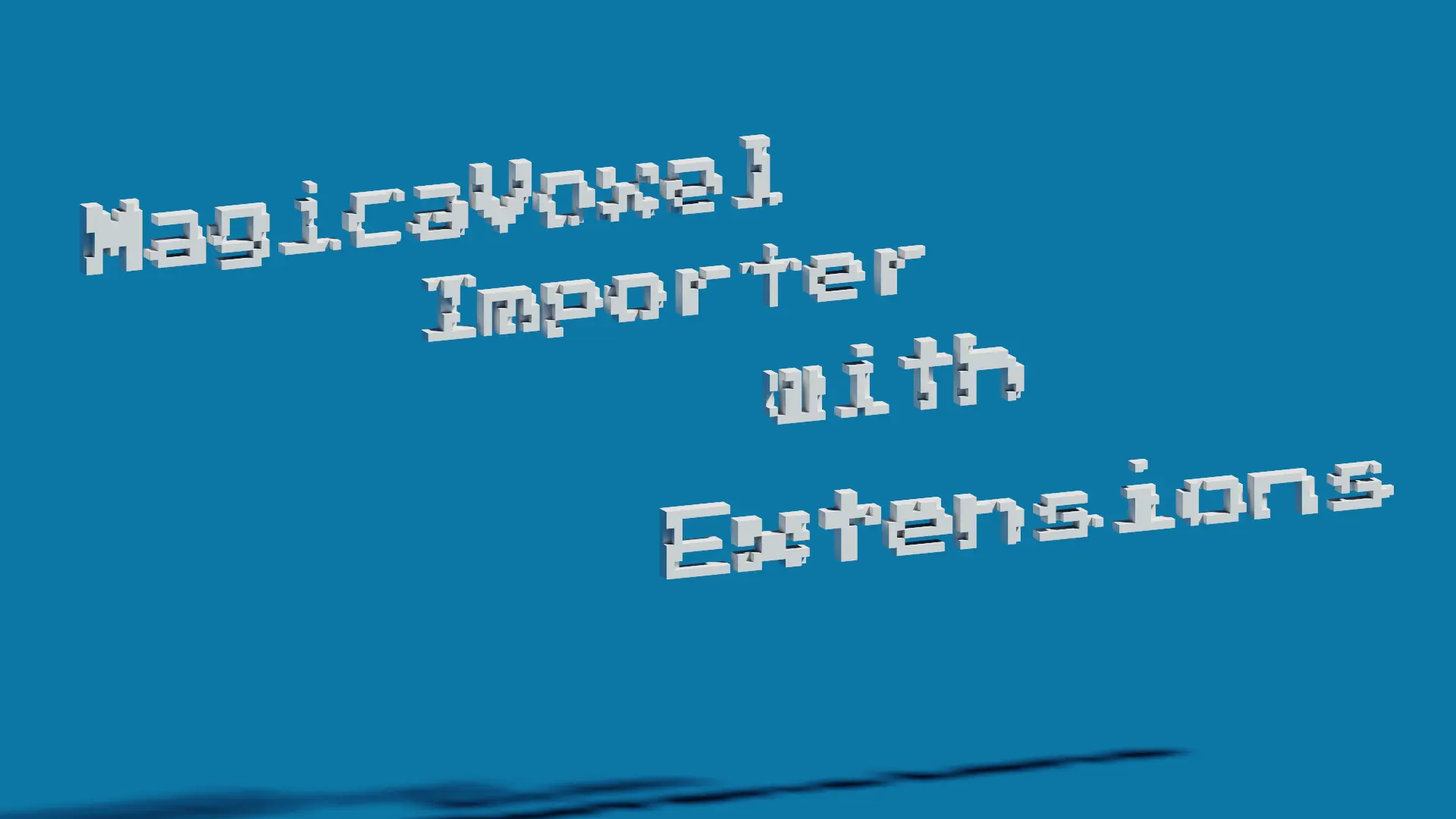 MagicaVoxel Importer with Extensions