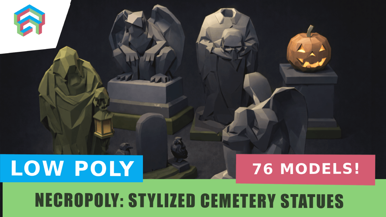 Necropoly Graveyard Statues