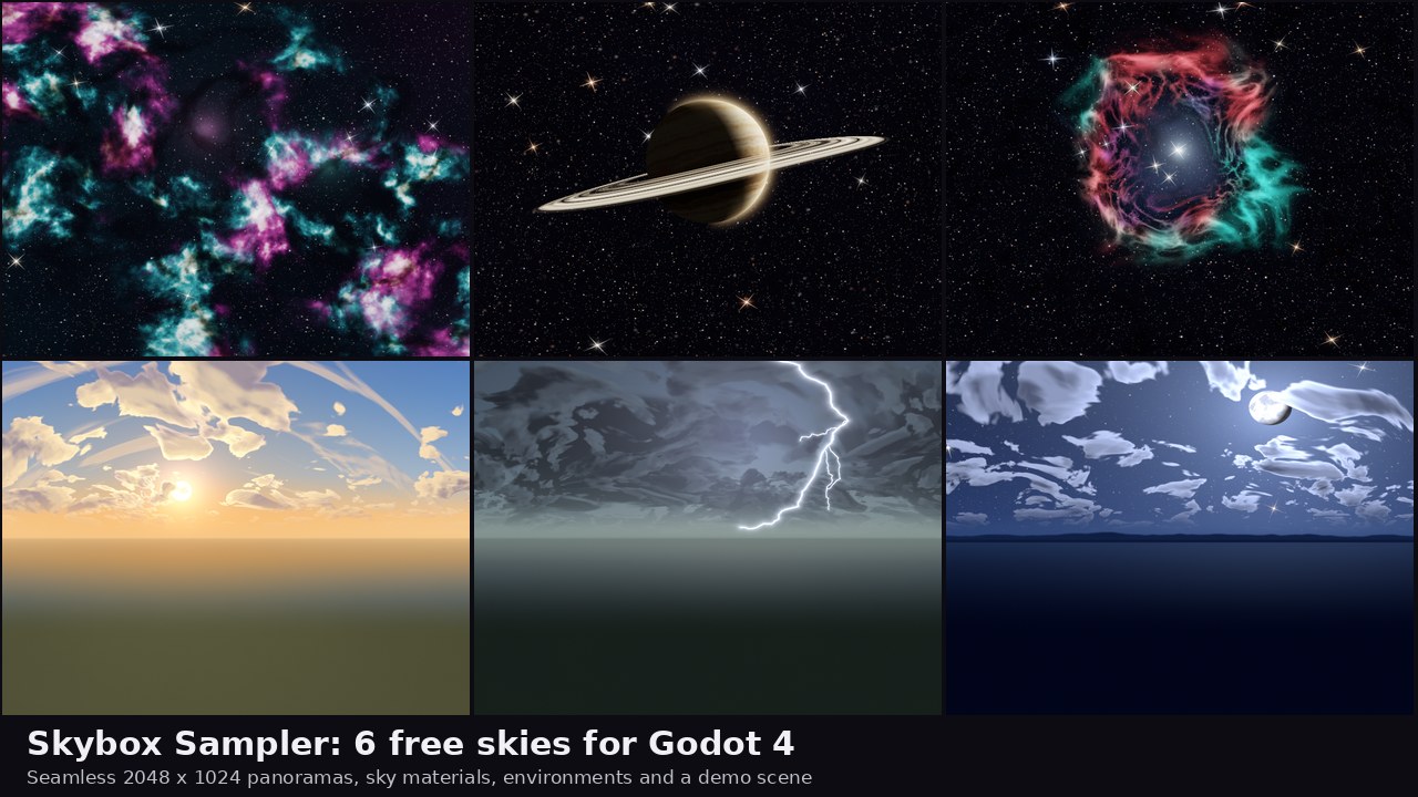 Skybox Sampler: 6 Free Skies