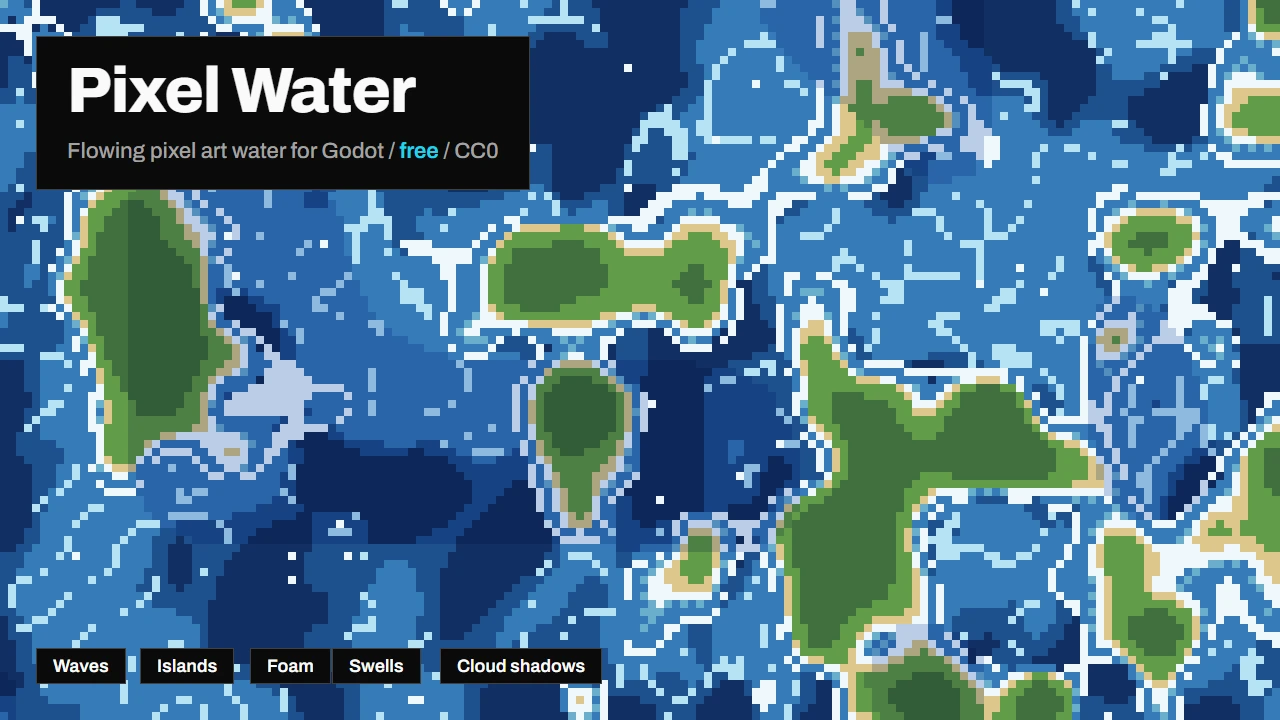 Pixel Water - Godot Shader