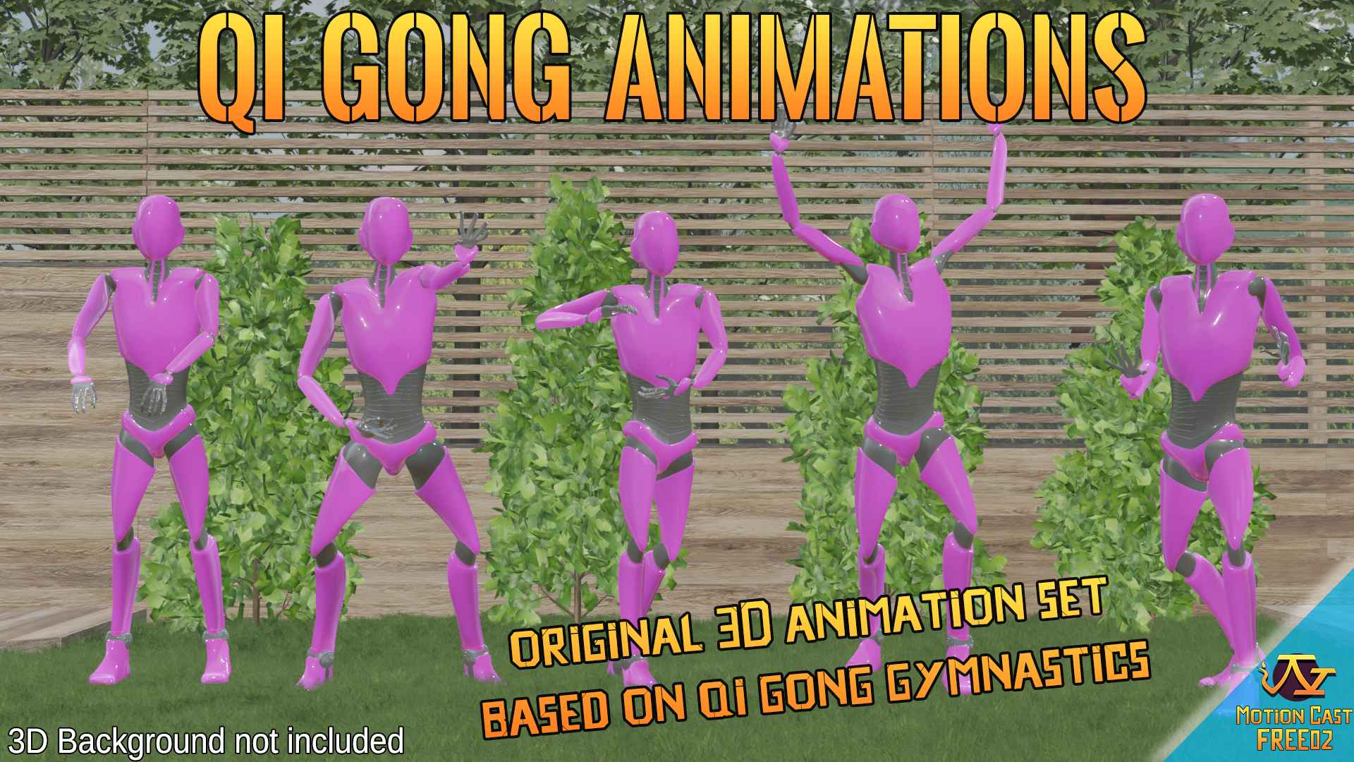 Qi Gong animations (Motion Cast - FREE02)