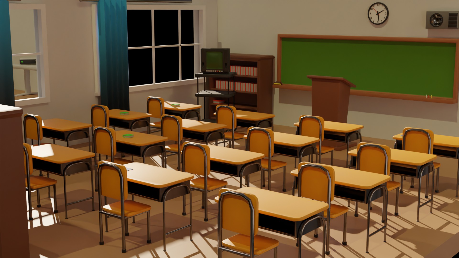 School classrooms Asset Pack