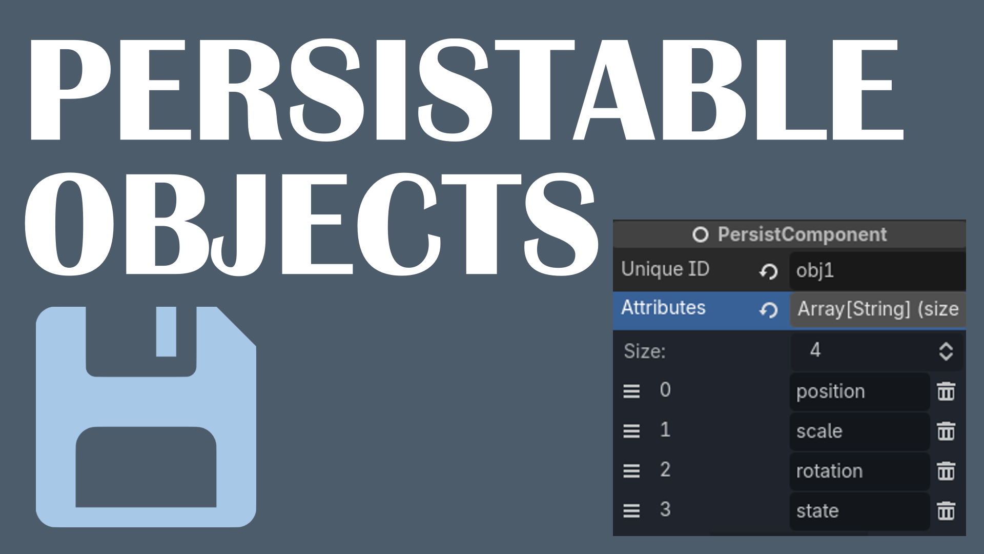 PersistableObjects